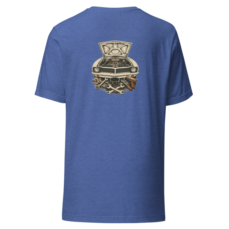 Drop 007 — Weekend Wrencher | Premium Graphic Tee - Mystic Blue