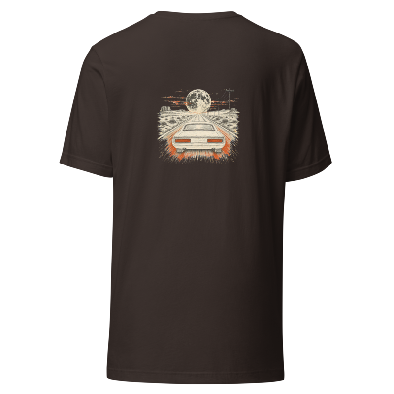 Drop 006 — Ghost Highway | Premium Graphic Tee - Brown