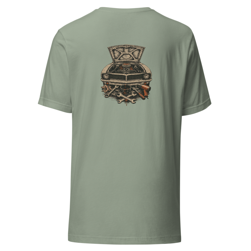 Drop 007 — Weekend Wrencher | Premium Graphic Tee - Sage