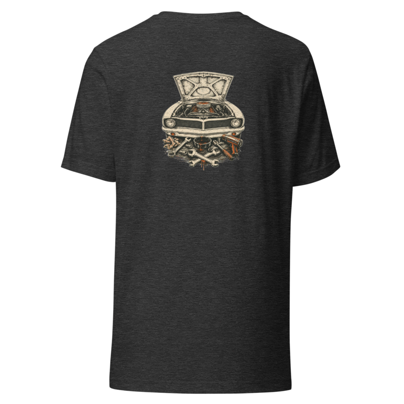 Drop 007 — Weekend Wrencher | Premium Graphic Tee - Graphite