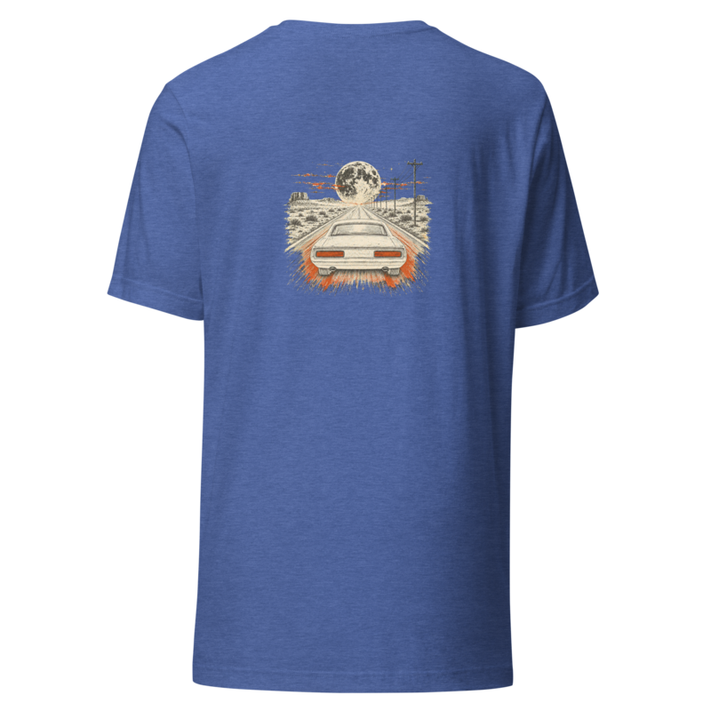 Drop 006 — Ghost Highway | Premium Graphic Tee - Mystic Blue