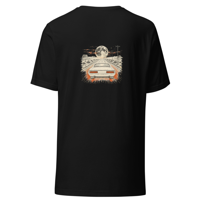 Drop 006 — Ghost Highway | Premium Graphic Tee - Black