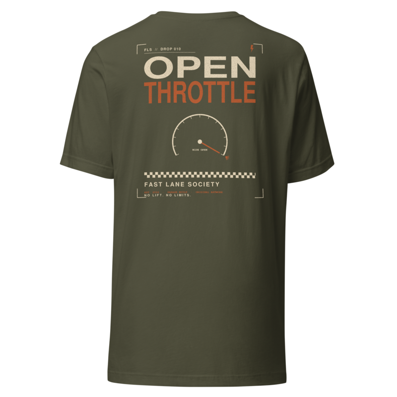 Drop 010 — Open Throttle | Premium Graphic Tee - Hemp
