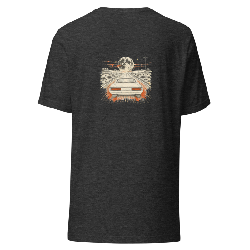 Drop 006 — Ghost Highway | Premium Graphic Tee - Graphite